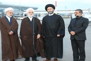 استقبال از ریاست قوه قضاییه در ورود به استان اردبیل
