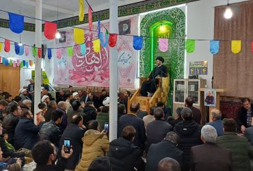 جشن نیمه شعبان در مسجد سید الشهدا محله کاظم آباد