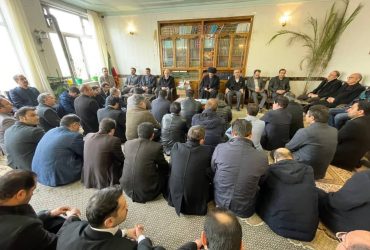 تصاویر/ جمعی از مهندسان استان اردبیل با آیت الله عاملی دیدار کردند