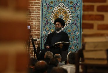 سخنرانی و جلسه تفسیر آیت الله سید حسن عاملی در دوازدهم ماه مبارک رمضان
