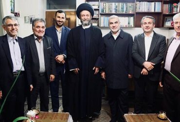 منتخبان دوره دوازدهم مجلس شورای اسلامی استان اردبیل با آیت الله عاملی دیدار کردند