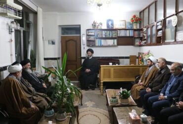 دیدار رئیس سازمان عقیدتی سیاسی وزارت دفاع با آیت الله عاملی