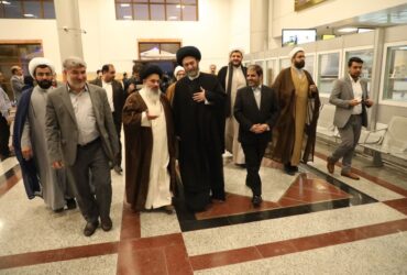 استقبال رسمی مسئولان استان یزد از آیت الله عاملی