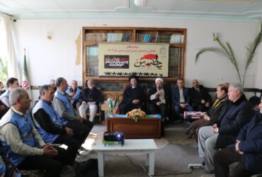 مراسم تجلیل از خادمان و راهنمایان زائرین اربعین حسینی