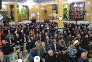 مراسم عزاداری شهادت امام جعفر صادق (ع) در شهرستان گرمی