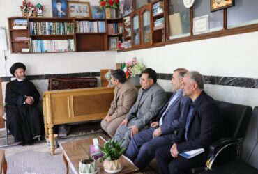 دیدار رئیس جدید دانشگاه علمی و کاربردی استان اردبیل با آیت الله عاملی