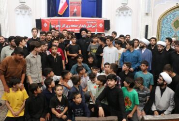 دیدار طلبه های جدید الورود حوزه های علمیه استان اردبیل با آیت الله عاملی