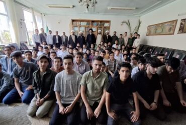 مربیان و متربیان بنیاد فرهنگی حضرت مهدی(عج) با آیت الله عاملی دیدار کردند