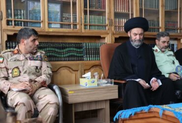 دیدار جمعی از پرسنل نیروی انتظامی با آیت الله عاملی