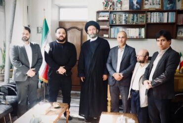 مسئول مرکز فضای مجازی بسیج استان اردبیل با آیت الله عاملی دیدار کرد