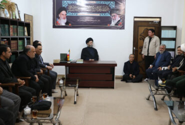 گزارش تصویری حضور آیت الله عاملی در شهرستان پارس آباد