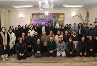 دیدار صمیمی اعضای سازمان دانشجویان جهاد دانشگاهی استان با آیت الله عاملی