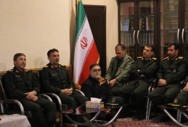 جمعی از پاسداران سپاه استان اردبیل با آیت الله عاملی دیدار کردند