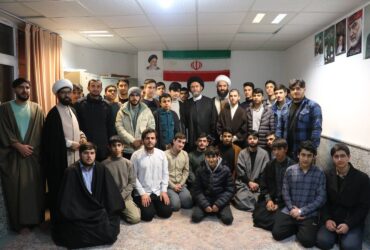 حضور حضرت آیت الله عاملی در مدرسه علمیه ملا ابراهیم