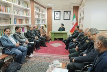 مسئولان جهاد کشاورزی استان با آیت الله عاملی دیدار کردند